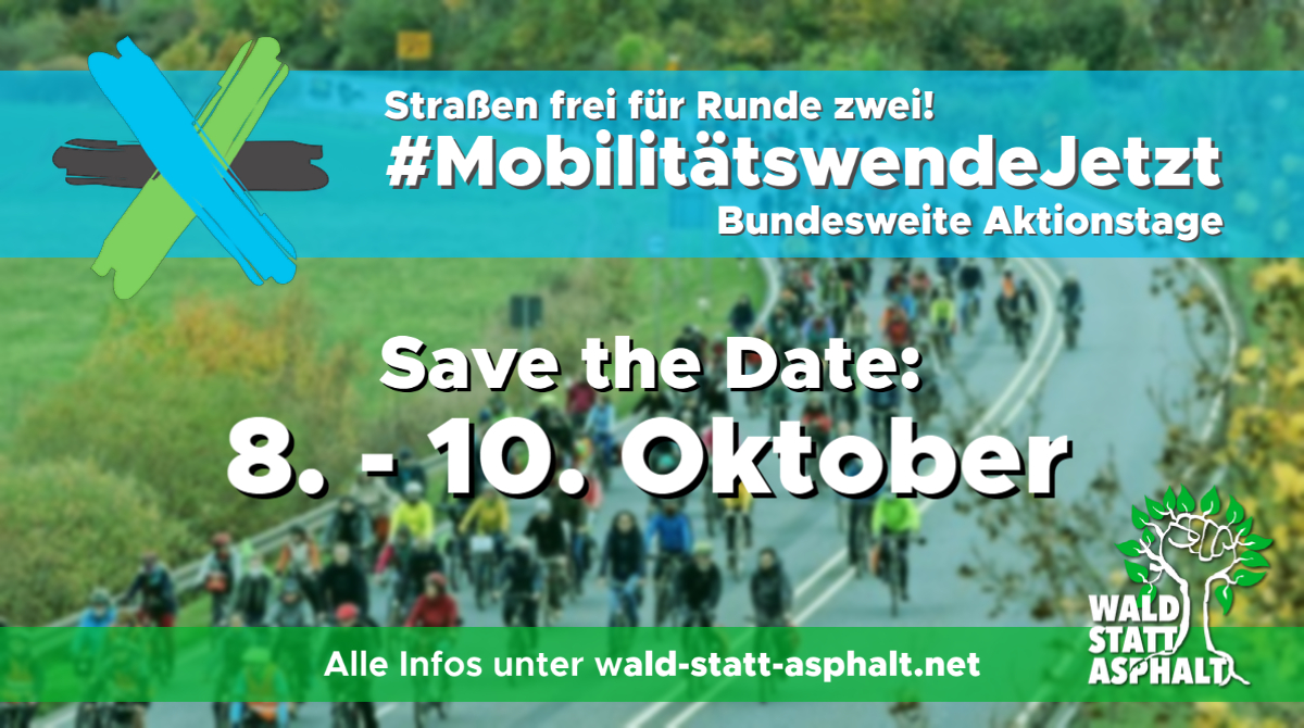 #MobilitätswendeJetzt! Save the Date